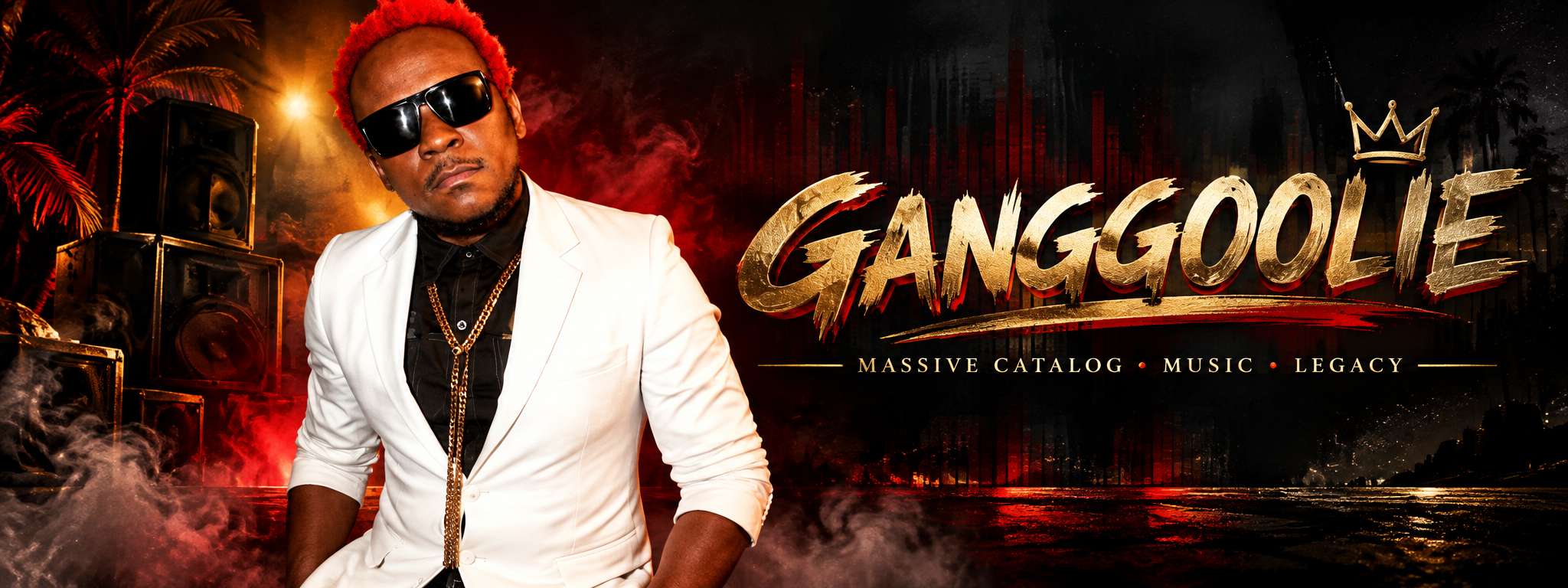 Ganggoolie official artist homepage banner