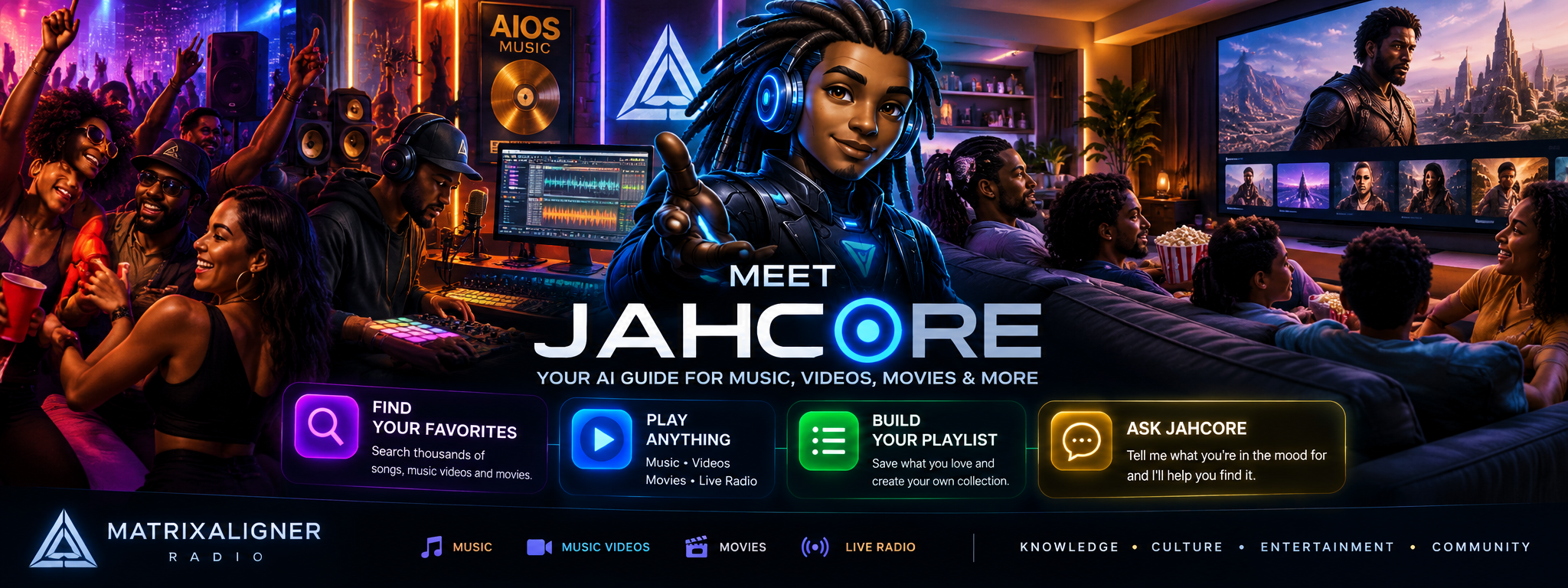 Jahcore AI guide for MatrixAligner Radio